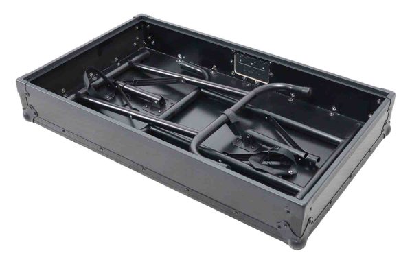 ProX XS-GIGTABLE26 (3FT) Gig-Table™ Universal Fold Out DJ Booth 26  Floor Height - Black Finish Supply