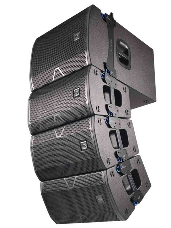 DAS Audio VANTEC-20A Active 2-Way Powered Curved Source Array Subwoofer - Black Supply