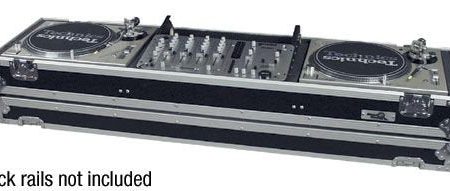 Road Ready RRDJ19 2 Turntables 19-Inch Mixer DJ Coffin For Discount