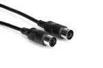 Hosa MID-303BK MIDI Cable, 5-pin DIN to Same -3 Feet For Sale