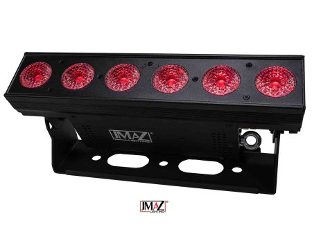 JMAZ JZ1009, Mad Bar HEX 6S 72w Battery Powered Linear Fixture with 6 HEX (RGBWA+UV) LEDs Sale