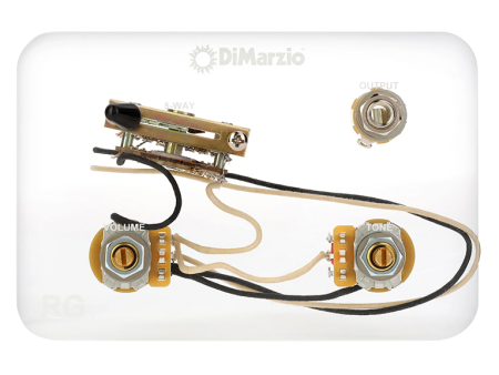 DiMarzio GW2109 HH Wiring Harness With Five-Way Super Switch Online Hot Sale