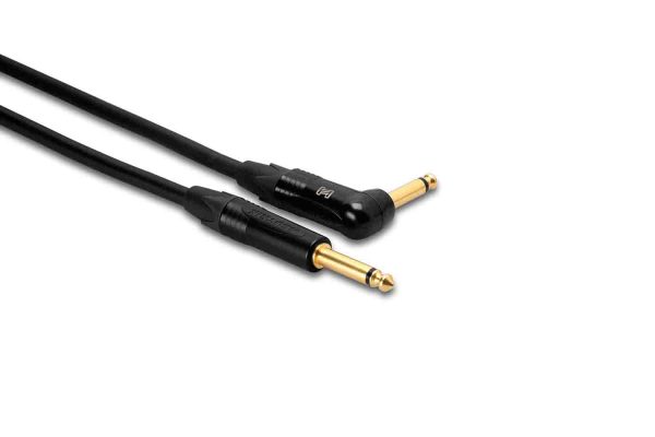 Hosa CGK-010R, Neutrik Straight to Right-Angle Edge Guitar Cable - 10 feet Hot on Sale