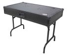 ProX XS-GIGTABLE26 (3FT) Gig-Table™ Universal Fold Out DJ Booth 26  Floor Height - Black Finish Supply