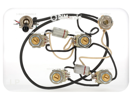 DiMarzio GW2103 Les Paul® Push Pull Wiring Harness Online Sale