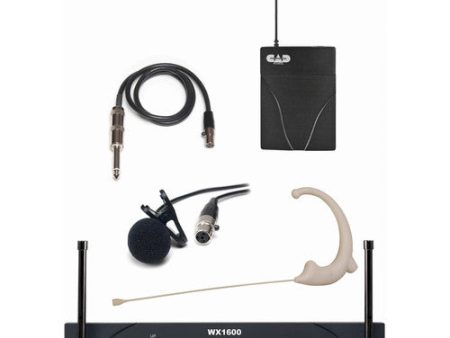 CAD WX1610G Wireless Bodypack System with Lavalier, Earworn Mic, and Guitar Cable (G: 542 to 564 MHz) Online