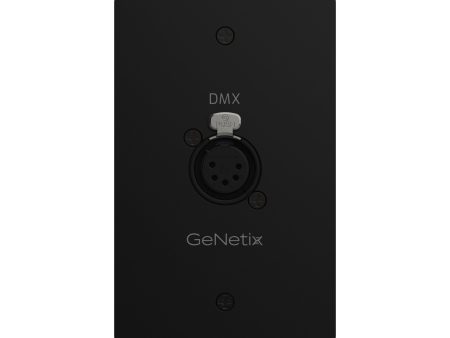 Chamsys GENETIX-DMX-SF-WP GeNetix DMX Passthrough Wall Plate (Single Port 5-Pin Female) Online now