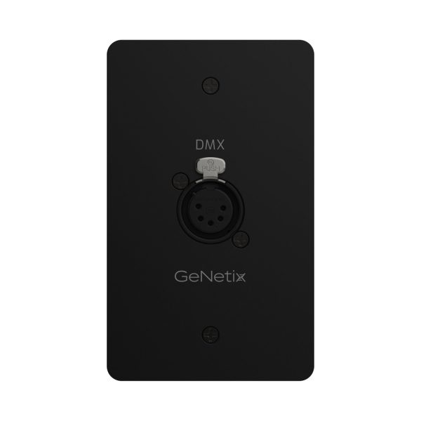 Chamsys GENETIX-DMX-SF-WP GeNetix DMX Passthrough Wall Plate (Single Port 5-Pin Female) Online now