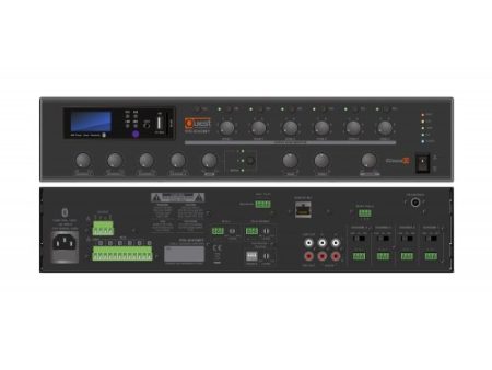 Quest PR-240BT 6 Zone Commercial Mixer Amplifier with Bluetooth - 240W For Discount