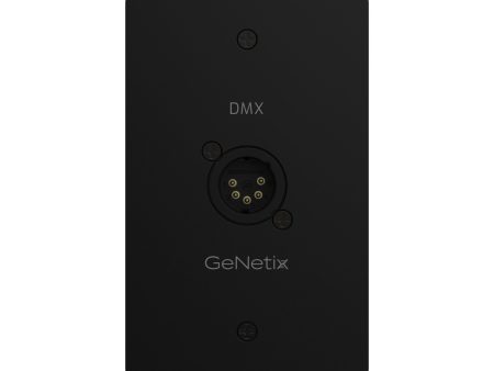 Chamsys GENETIX-DMX-SM-WP GeNetix DMX Passthrough Wall Plate (Single Port 5-Pin Male) For Discount