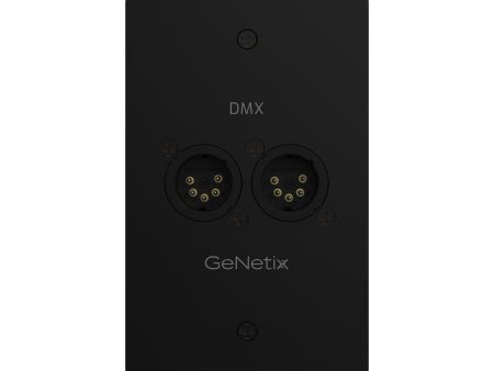 Chamsys GENETIX-DMX-DM-WP GeNetix DMX Passthrough Wall Plate (Dual Port 5-Pin Male) For Discount