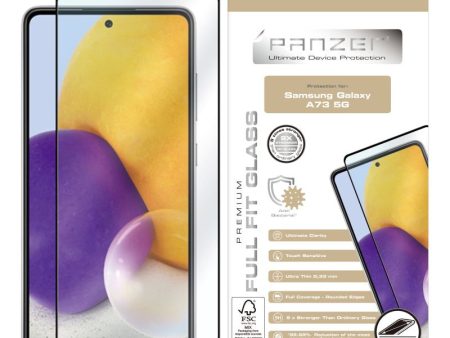 Samsung Galaxy A73 (5G) PANZER Premium Full-Fit Glass - Sort Ramme Cheap