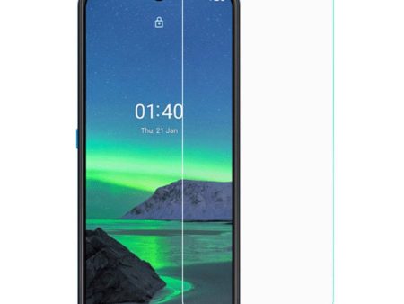 Nokia 1.4 Case Friendly Arc-Edge Skærmbeskyttelse - Hærdet Glas - Gennemsigtig on Sale