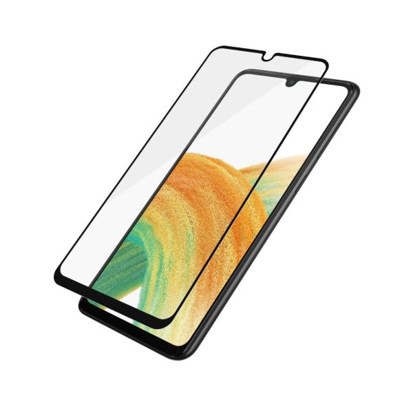 Samsung Galaxy A33 (5G) PanzerGlass Edge-to-Edge Skærmbeskyttelse - Case-Friendly - Sort Kant For Discount