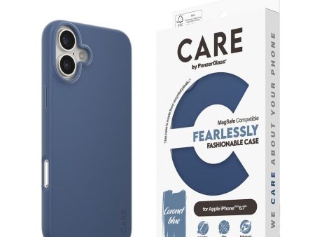 CARE by PanzerGlass iPhone 16 Plus FASHION Fearlessly Fashionable Case - MagSafe Kompatibel - Coronet Blue Online now