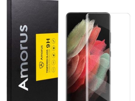 Samsung Galaxy S22 Ultra AMORUS Nano Optics m. Flydende UV - Skærmbeskyttelse - Gennemsigtig Supply