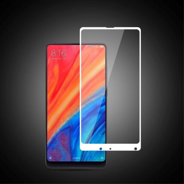 Xiaomi Mi Mix 2s MOCOLO Complete Covering Hærdet Glas Skærmbeskyttelse m. Hvid Ramme on Sale