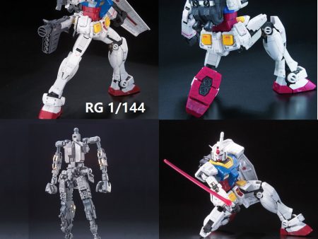 Bandai Gundam RG 1 144 Model RX-78 UNICORN GUNDAM Freedom Unchained Mobile Suit Kids Toys Fashion