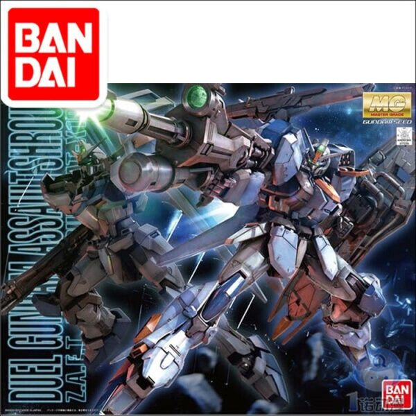 Japaness Bandai Original MG 1 100 Gundam Model Duel Gundam Armor Unchained Mobile Suit Kids Toys BANDAI Supply