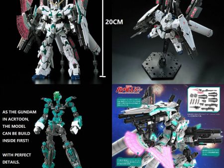 RG 1 144 Gundam Model RX-0 FULL ARMOR UNICORN GUNDAM Japanese Model Transformation Super Robot Bandai Mobile Suit Kids Toys Supply