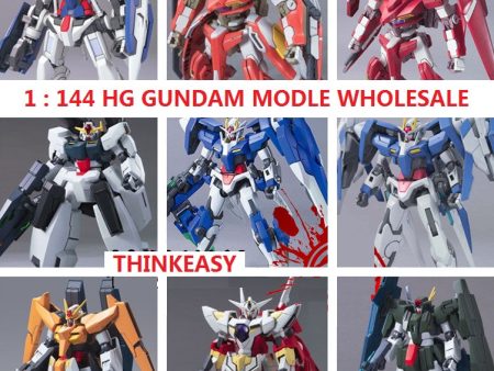 GAOGAO Gundam Model HG 1 144 Wing ZERO Justice Freedom 00 Destiny Armor RX-78 Ready Player One Unchained Mobile Suit Cheap