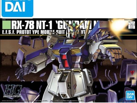 Original Gundam Model HG 1 144 GUNDAM RX-78 NT-1 Mobile Suit Hand Building Model Japaness Robot Online now