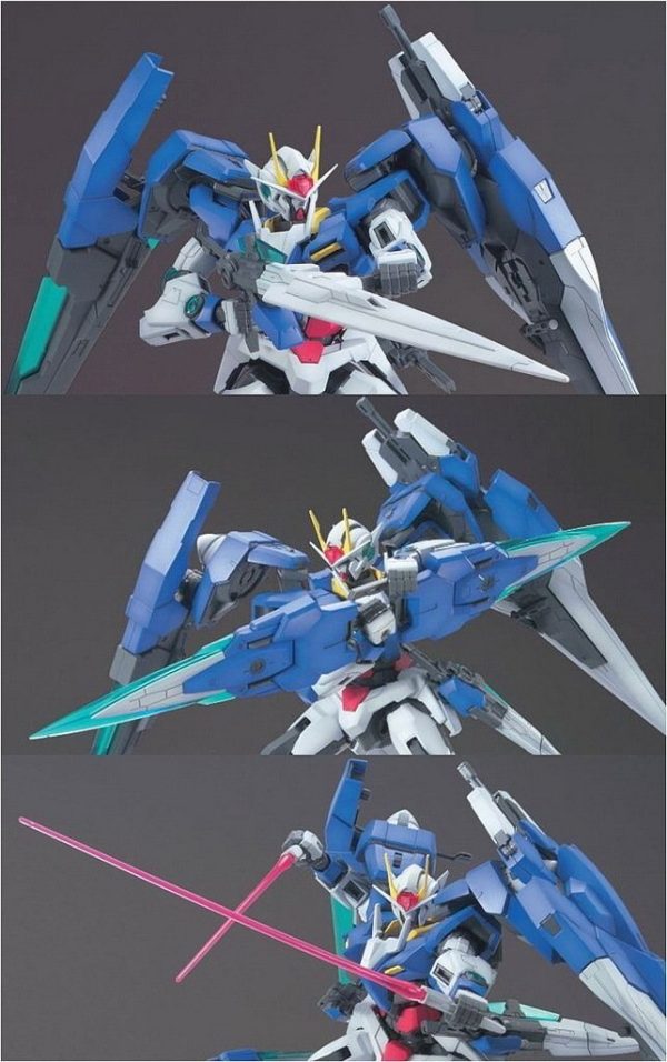 Japaness BANDAI Original Gundam MG 1 100 Model 00 GUNDAM SEVEN SWORD G STYLE Mobile Suit Kids Toys With Holder For Sale