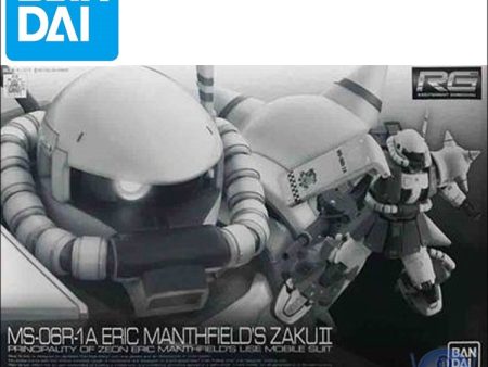 Bandai Original Gundam Model PB RG 1 144 MS-06R-1A ERIC MANTHFIELD S ZAKU II Model Robot Unchained Mobile Suit Kids Toys Sale