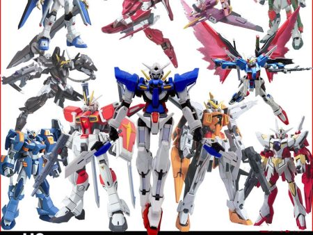 GAOGAO Gundam Model HG 1 144 Justice Freedom 00 Destiny Armor Unchained Mobile Suit Kids Toys With Holder Online