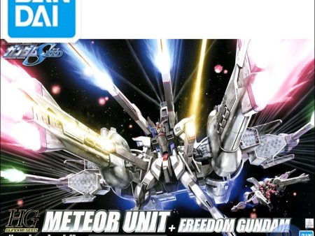 Original Gundam Model HG 1 144 Freedom GUNDAM METEOR UNIT Mobile Suit SEED Hand Building Model Japaness Robot Cheap