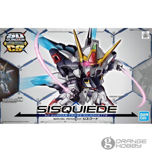 OHS Bandai SD CS Q Ver. Gundam Silhouette Sisquiede Gundam SD Frame Included Mobile Suit Assembly Model Kits on Sale