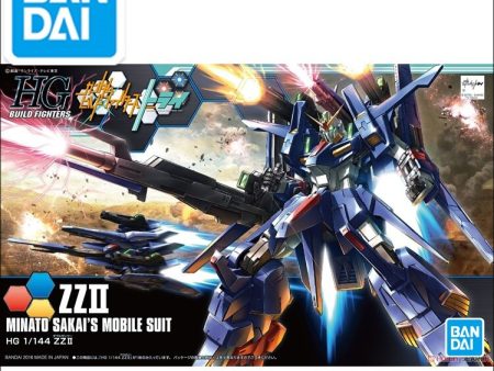 Original Gundam Model HG 1 144 GUNDAM ZZ II BUILD DIVERS Unchained Mobile Suit Kids Toys on Sale